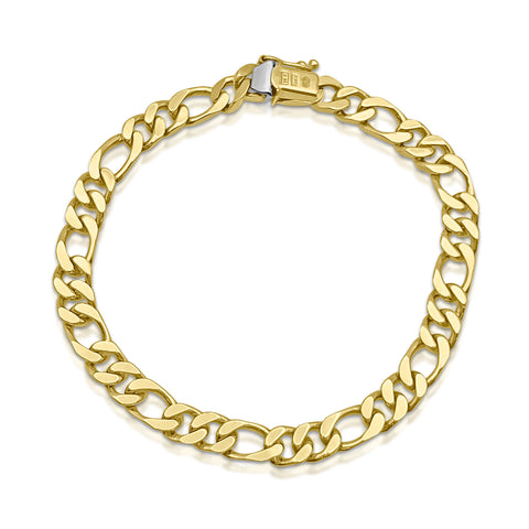 Curb Link Bracelet 14K Yellow Gold 7.5"