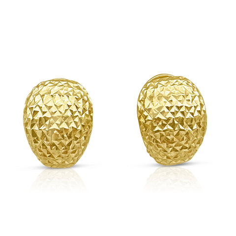Gold Earrings 14K Yellow Gold