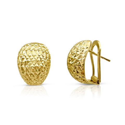 Gold Earrings 14K Yellow Gold