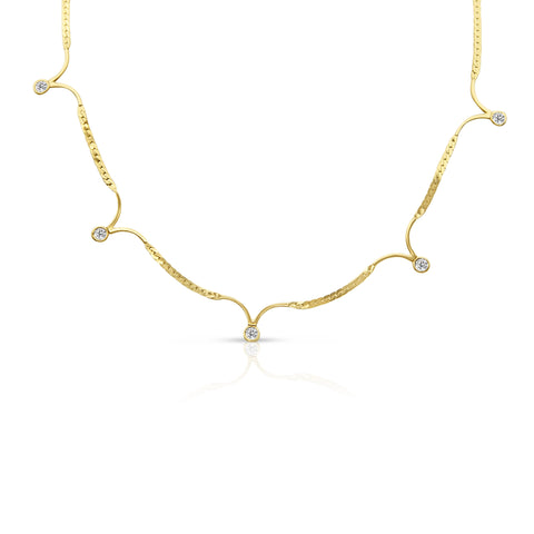 Gold Necklace 1.0 ctw Diamond Accents 14K Yellow Gold