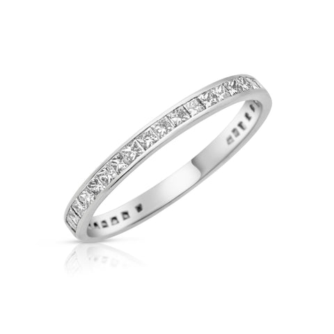 Princess-Cut Diamond Band Ring