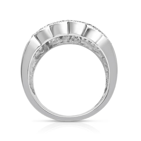 1/2 ctw Diamond Fashion Ring 14K White Gold 7